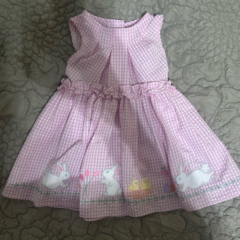 Good Lad Pink Checkered Dress